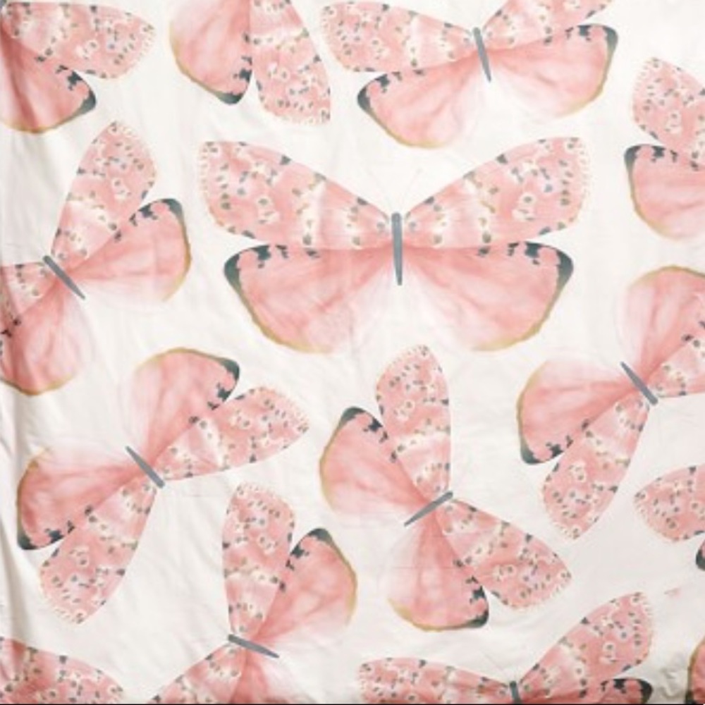 Pottery Barn Kids Organic Marigold Butterfly Sham